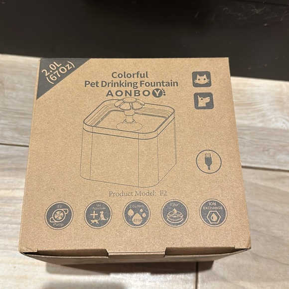 Cat Water Fountain: Cat Fountain - Water Fountains for Cats Indoor - 67oz/2L 🐱 - Picture 7 of 7